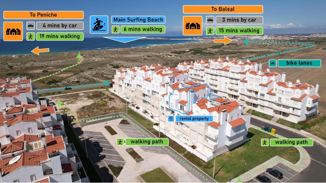 Baleal Beachfront Duplex Peniche Dış mekan fotoğraf